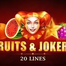 Fruits and Jokers 20 Lines game screenshot